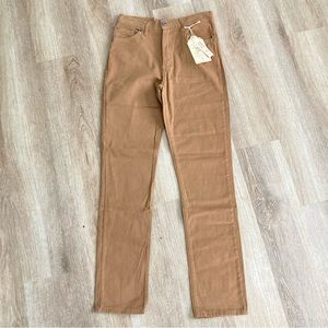 True Craft boys size 18 stretch tan straight leg pants NWT